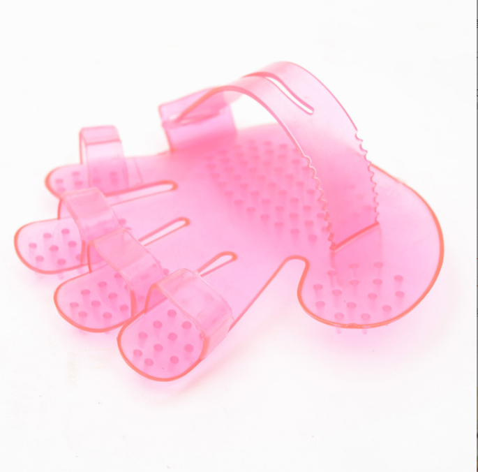 Transparent Five-Finger Bath Brush Rub Massage Brush Pet Gloves Transparent Five-Finger Bath Brush Rub Massage Brush Pet Gloves