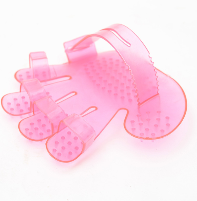 Transparent Five-Finger Bath Brush Rub Massage Brush Pet Gloves Transparent Five-Finger Bath Brush Rub Massage Brush Pet Gloves