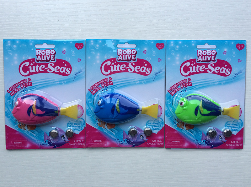 Foreign Trade Electric Fish Swimming Electronic Pet Fish Simulation Magic Light Induction Clownfish Bath Toys