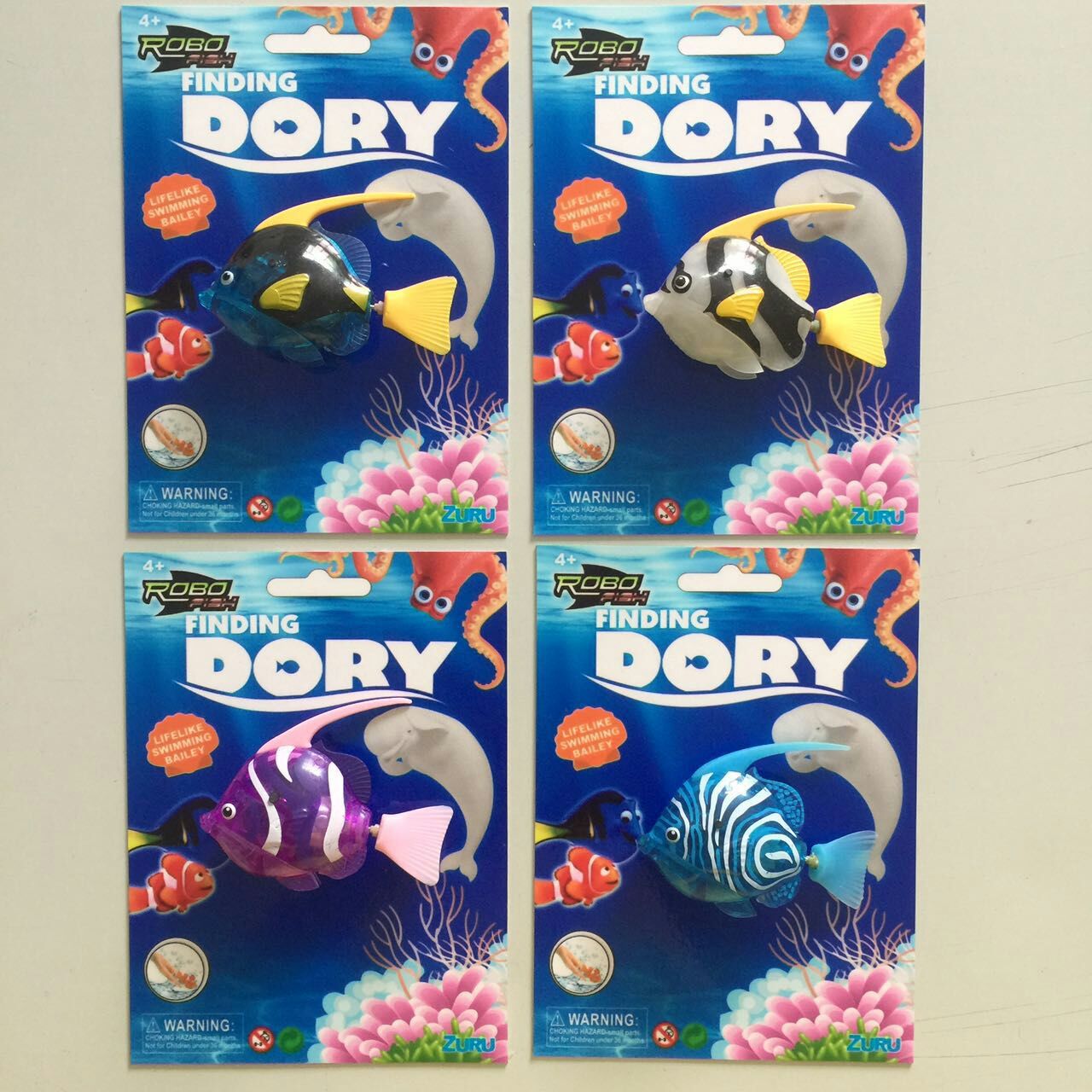 Foreign Trade Electric Fish Swimming Electronic Pet Fish Simulation Magic Light Induction Clownfish Bath Toys