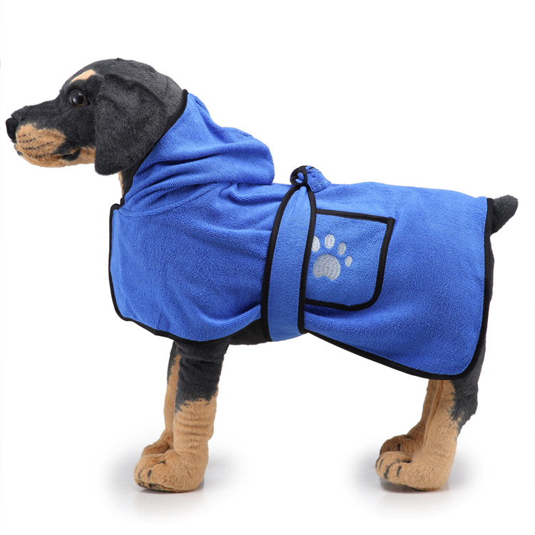 Amazon Hot Strong Absorbent Dog Towel Cat Shower Bath Towel Bathrobe Blanket Dual-Purpose Pet Supplies