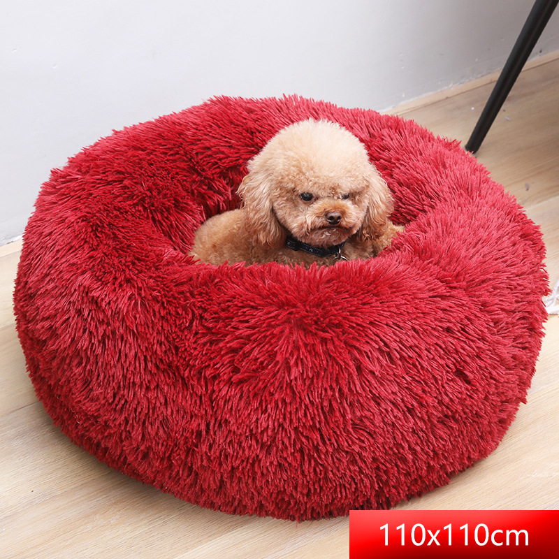 Pet Supplies Cross-Border Doghouse Cathouse round the Shaggy Dog Mat Autumn and Winter Pet Bed Cat Mattress Pet Nest Pet Supplies Cross-Border Doghouse Cathouse round the Shaggy Dog Mat Autumn and Winter Pet Bed Cat Mattress Pet Nest