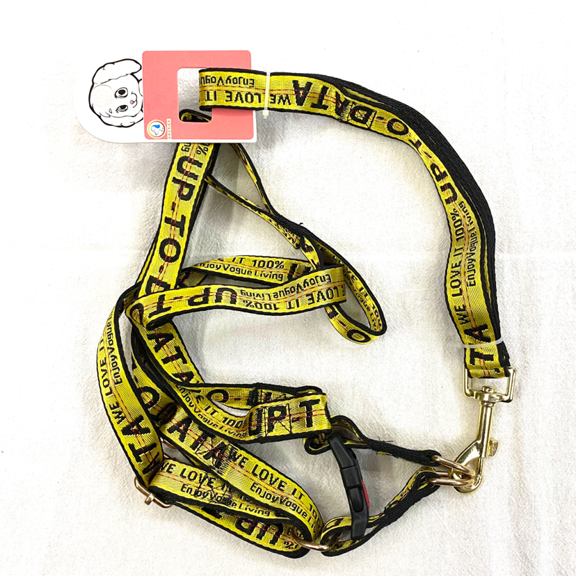 Pet Chain Popular English Letters Bandana Hand Holding Rope Source Factory