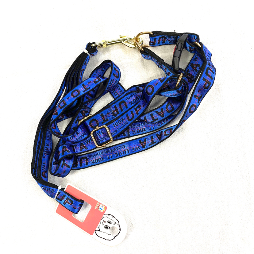 Pet Chain Popular English Letters Bandana Hand Holding Rope Source Factory