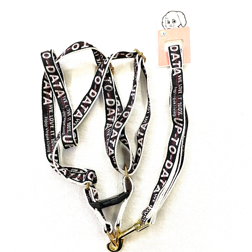 Pet Chain Popular English Letters Bandana Hand Holding Rope Source Factory