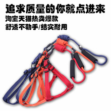 Factory direct leather, imported dog towing rope, imitation nylon dog rope, round dog chain medium large pet rope Factory direct leather, imported dog towing rope, imitation nylon dog rope, round dog chain medium large pet rope