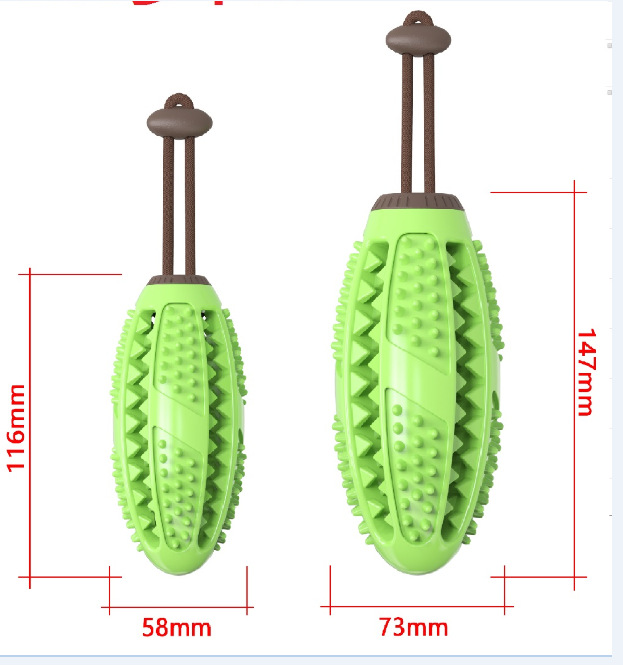 Amazon 's new TPR dog tooth cleaning toothbrush decompresses the elastic rubber grinding ball, which can resist the bite and leak Amazon 's new TPR dog tooth cleaning toothbrush decompresses the elastic rubber grinding ball, which can resist the bite and leak