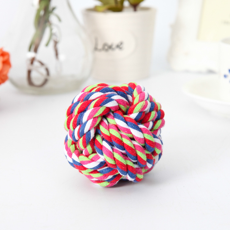 Medium to Large Dogs Pet Ball Cotton String Woven Ball Bite-Resistant Toys Pet Supplies Dogs and Cats Toys Tooth Cleaning Ball Wholesale Medium to Large Dogs Pet Ball Cotton String Woven Ball Bite-Resistant Toys Pet Supplies Dogs and Cats Toys Tooth Cleaning Ball Wholesale