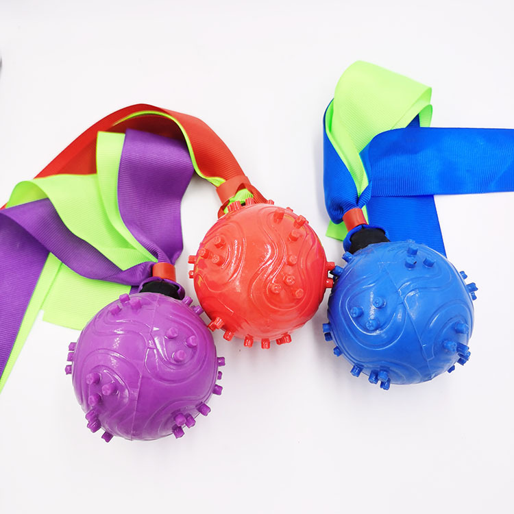 Pet Toy Molar Tooth Cleaning Ball TPR Ribbon Dog Sound Toy Environmental Protection Dog Training Bite-Resistant Ball Factory Price Direct Sales Pet Toy Molar Tooth Cleaning Ball TPR Ribbon Dog Sound Toy Environmental Protection Dog Training Bite-Resistant Ball Factory Price Direct Sales
