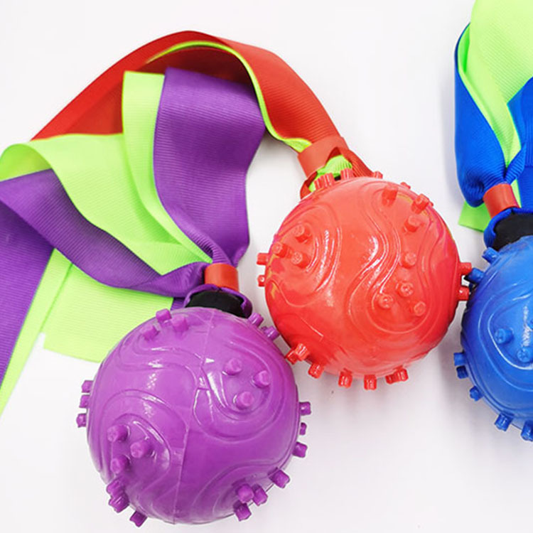 Pet Toy Molar Tooth Cleaning Ball TPR Ribbon Dog Sound Toy Environmental Protection Dog Training Bite-Resistant Ball Factory Price Direct Sales Pet Toy Molar Tooth Cleaning Ball TPR Ribbon Dog Sound Toy Environmental Protection Dog Training Bite-Resistant Ball Factory Price Direct Sales