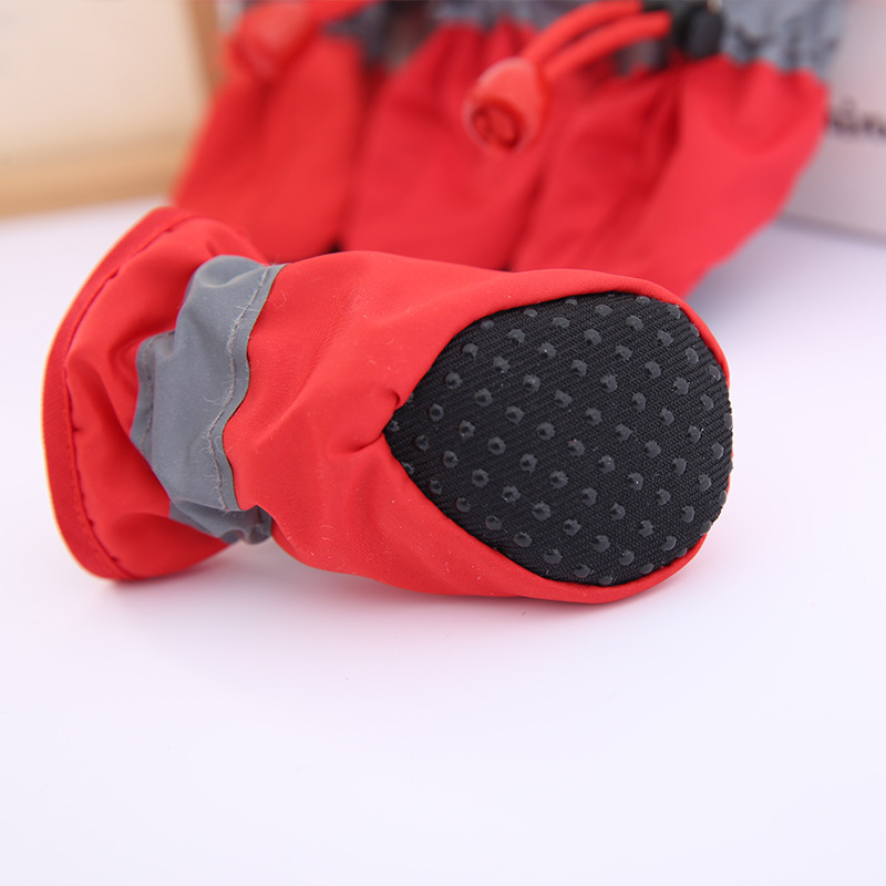 Pet Dog Soft Bottom Rain Boots TeddyPomeranian VIP Bear Soft Bottom Rain Boots Dog Shoes Waterproof Pet Shoes