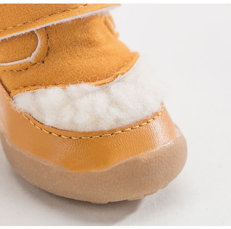 New Pet Shoes Winter Thick Cotton Shoes Warm Non-Slip Set of 4 Teddy Bear Small Dogs Dog Shoes New Pet Shoes Winter Thick Cotton Shoes Warm Non-Slip Set of 4 Teddy Bear Small Dogs Dog Shoes