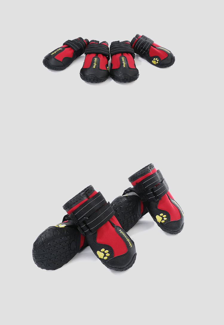 Cross - border special for pet shoes big dog waterproof rain snow shoes golden hair samoye husky German shepherd, manufacturers direct sales Cross - border special for pet shoes big dog waterproof rain snow shoes golden hair samoye husky German shepherd, manufacturers direct sales