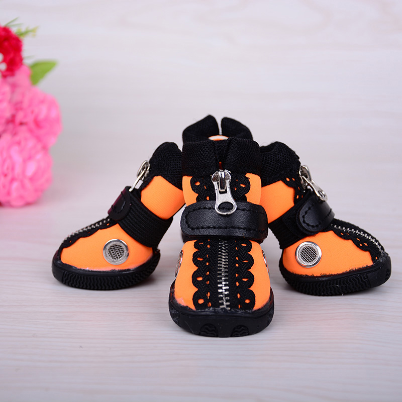 Blue wave pet supplies European and American wind pet shoes cool anti - wear and wear - resistant and wear - resistant.