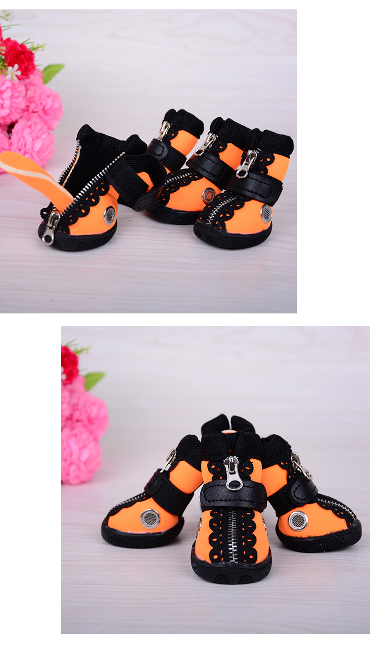 Blue wave pet supplies European and American wind pet shoes cool anti - wear and wear - resistant and wear - resistant.