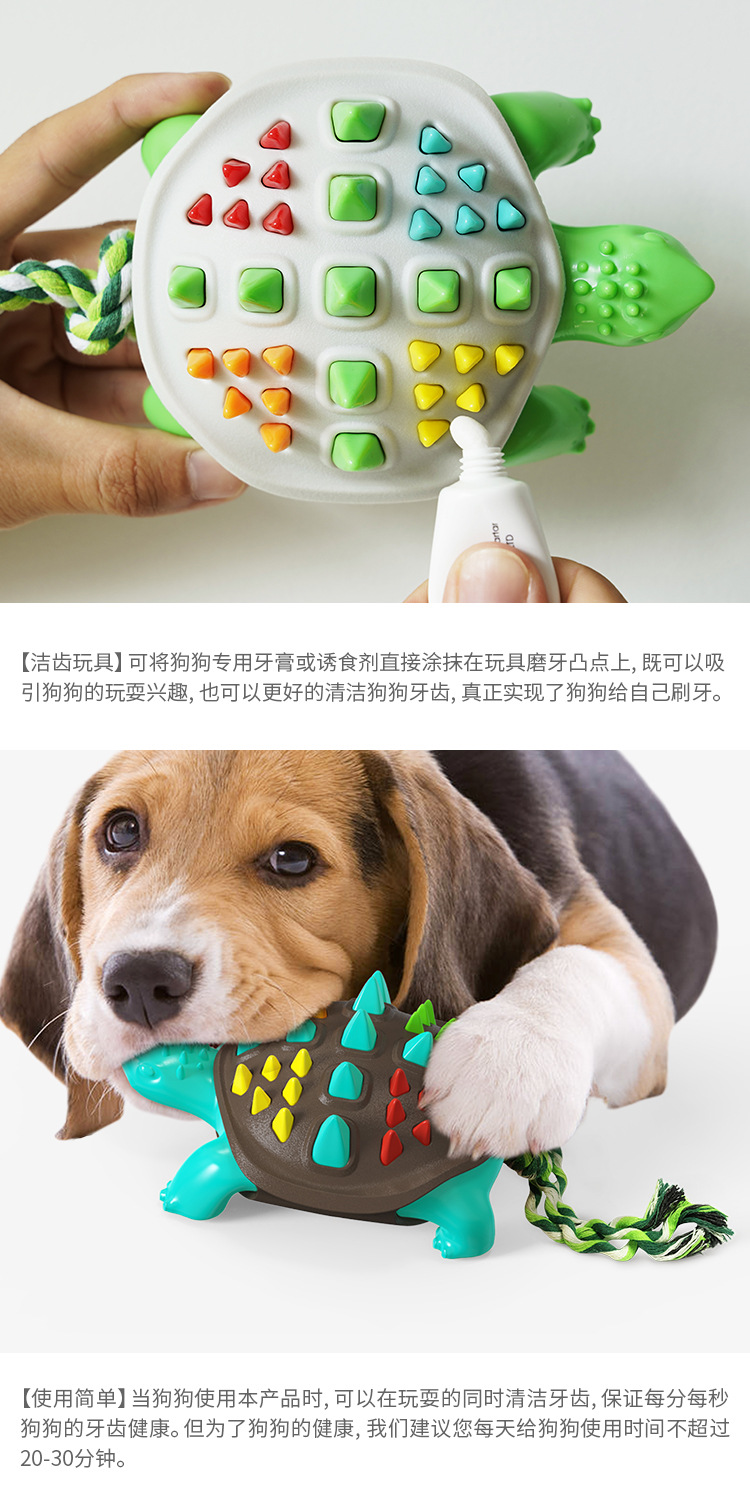 Pet Supplies Factory Home New Hot Amazon Cross-Border Molar Rod Dog Toothbrush Dog Toy Bite-Resistant Food Dropping Ball