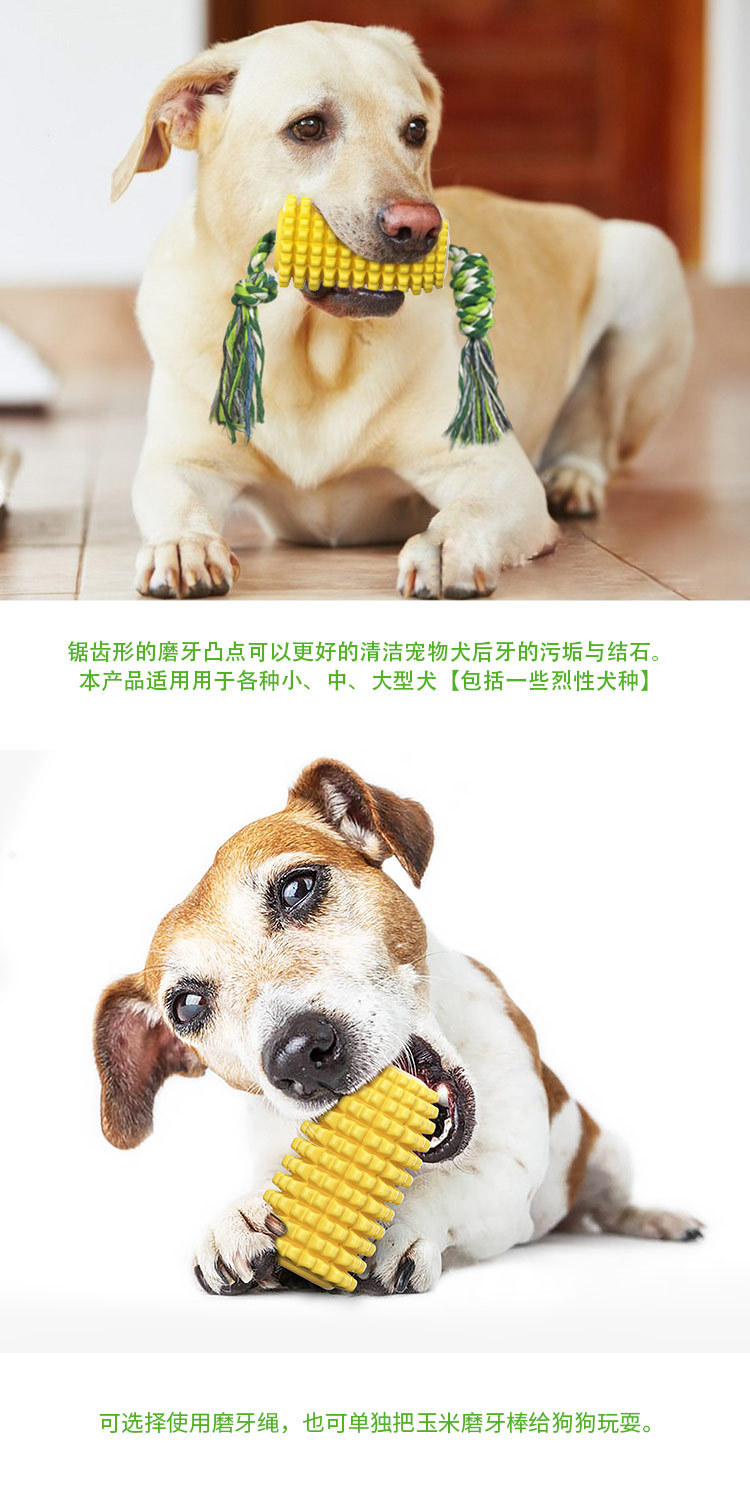 Pet Supplies Factory Home New Hot Amazon Dog Toy Corn Molar Rod Dog Toothbrush Pumpkin Long Throws