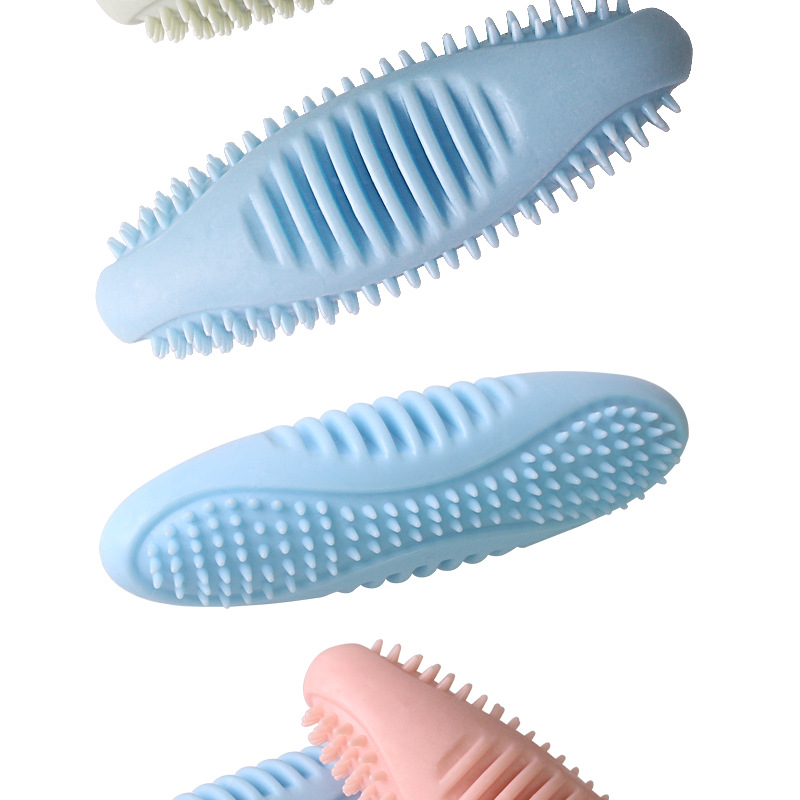 New Pet Dog Chewing TPR Bite-Resistant Molar Tooth Cleaning Stick Dog Training Relieving Stuffy Leakage Food Bite the Toy Dog Toothbrush
