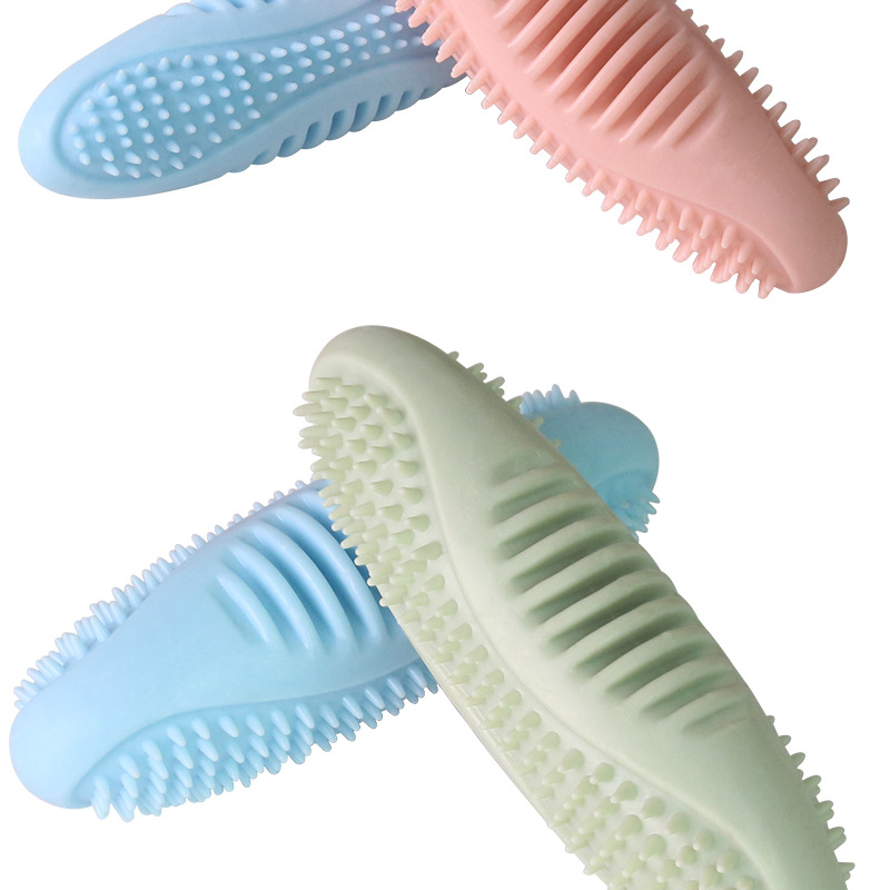 New Pet Dog Chewing TPR Bite-Resistant Molar Tooth Cleaning Stick Dog Training Relieving Stuffy Leakage Food Bite the Toy Dog Toothbrush
