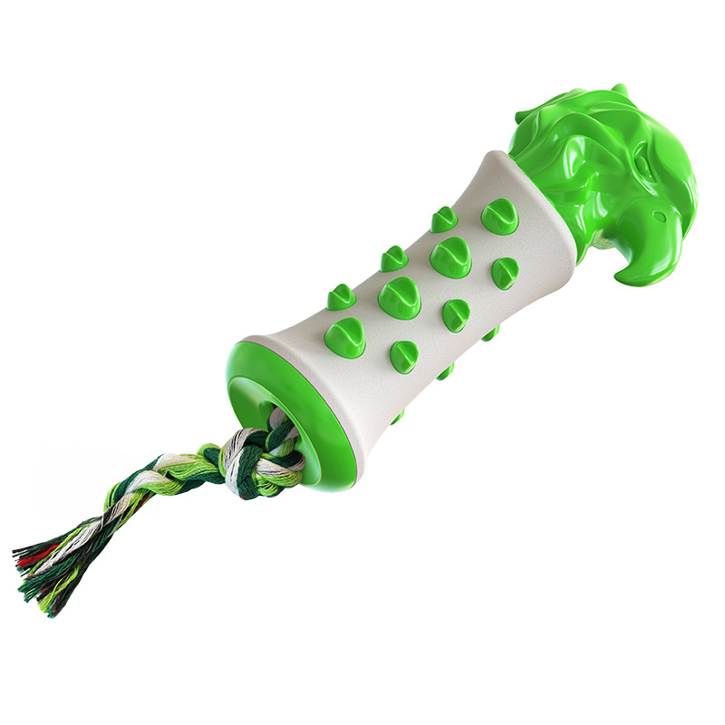 Pet Supplies Factory New Popular Amazon Dog Toy Truncheon Molar Rod Bite-Resistant Tooth Cleaning Dog Toothbrush