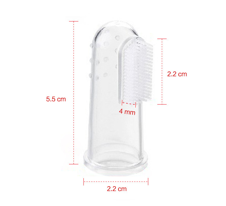 Toothbrush Pet Finger Toothbrush Treasure Training Baby Toothbrush Silicone Finger Stall Finger Toothbrush Manufacturer