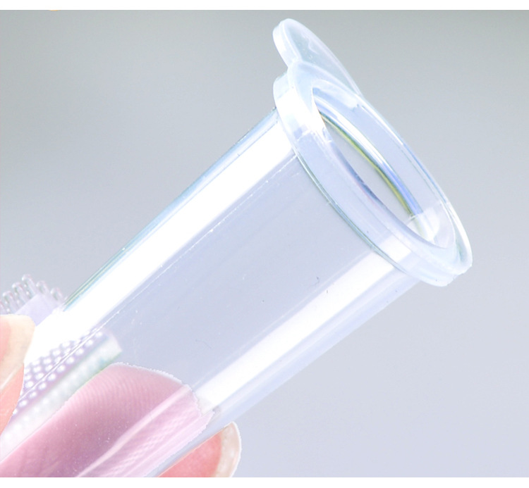 Baby Finger Toothbrush Case Newborn Soft Fur Baby Pet Toothbrush Silicone Tongue Coating Cleaning Brush Finger Suit