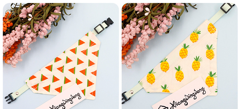 Pet Triangular Scarf Dog Scarf Cat Collar Christmas Small Dog Bib Japanese Style Scarf Cute Sweet