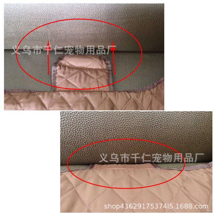 Amazon Hot Solid Color Pet Sofa Cushion Sofa Dog Bed Embossed Sofa Cushion Sofa Protective Pad
