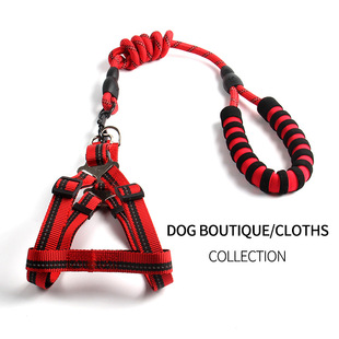 Hot Selling Pet Leash Dog Breast Strap Small and MediumSized Dogs round Rope Chest Back Traction Supplies Whole