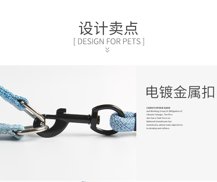 Hot Selling Pet Leash Dog Breast Strap Small and MediumSized Dogs round Rope Chest Back Traction Supplies Whole