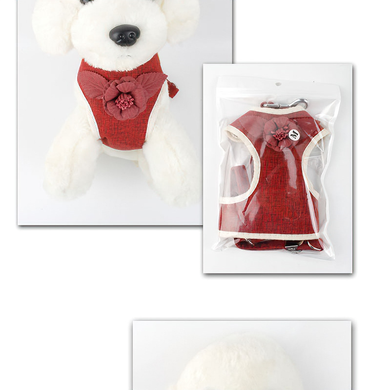 Factory Wholesale Pet Hand Holding Rope Vest Pet Traction Belt Dog Breast Strap Dress Chest Back Dog Supplies