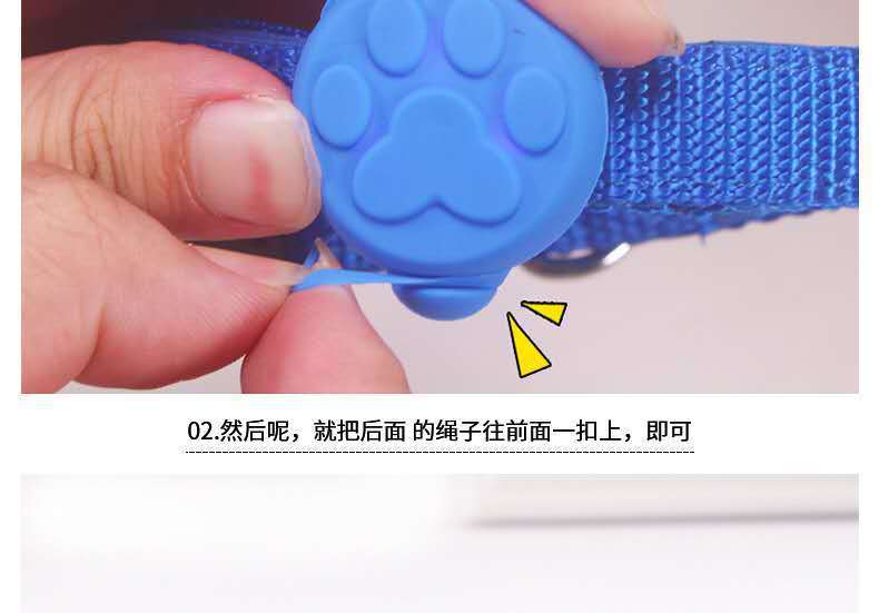 PET Soft Silicone Collar Bell Led Light Flasher Chest Back Luminous Pendant Night Safety Light Walking Cat Dog Supplies