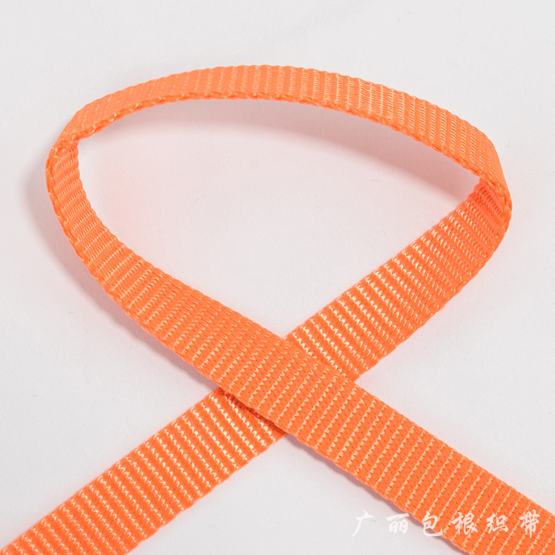 Direct Supply Imitation Nylon Pet Fabric Belt Traction Rope Chest and Back Pet Bag Ribbon Flat Belt Luggage Textile Accessories Customization