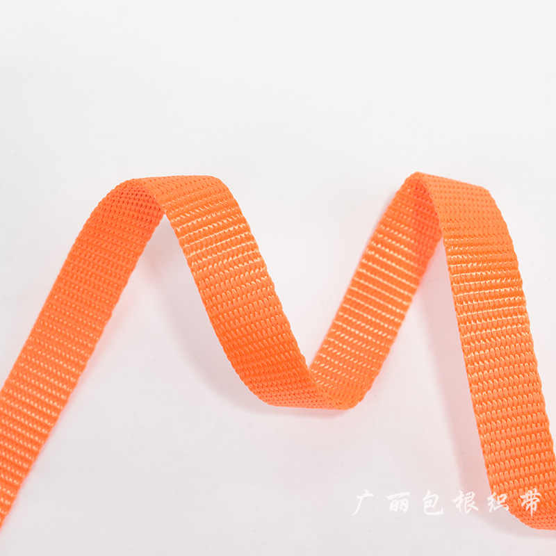 Direct Supply Imitation Nylon Pet Fabric Belt Traction Rope Chest and Back Pet Bag Ribbon Flat Belt Luggage Textile Accessories Customization