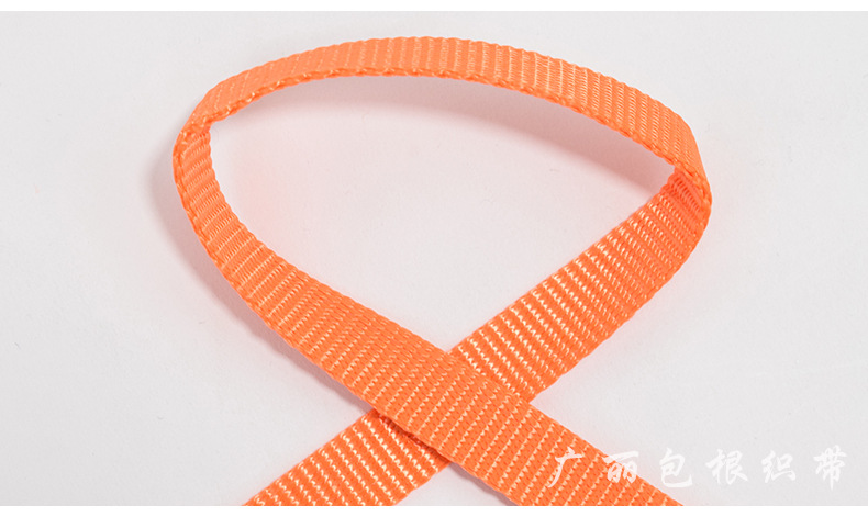Direct Supply Imitation Nylon Pet Fabric Belt Traction Rope Chest and Back Pet Bag Ribbon Flat Belt Luggage Textile Accessories Customization