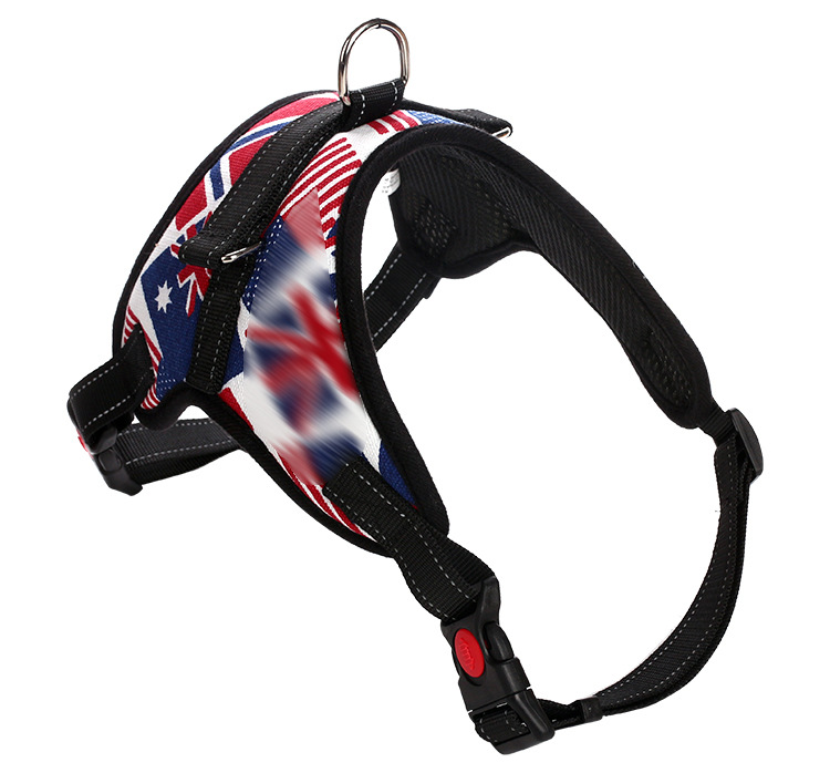 Pet's Chest-Back Medium Large Dog Dog Chain Explosion-Proof Chest Strap Dog Leash Dog Hand Holding Rope Factory Direct Sales