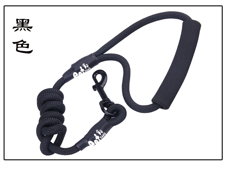 Manufacturer direct selling pet chest back - band traction rope nylon handle round rope climbing chest back cover
