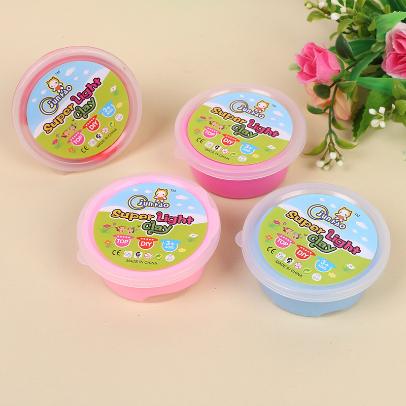 Super light clay 12 color plasticine toys children&#039;s color clay set manufacturers wholesale educational diy manual