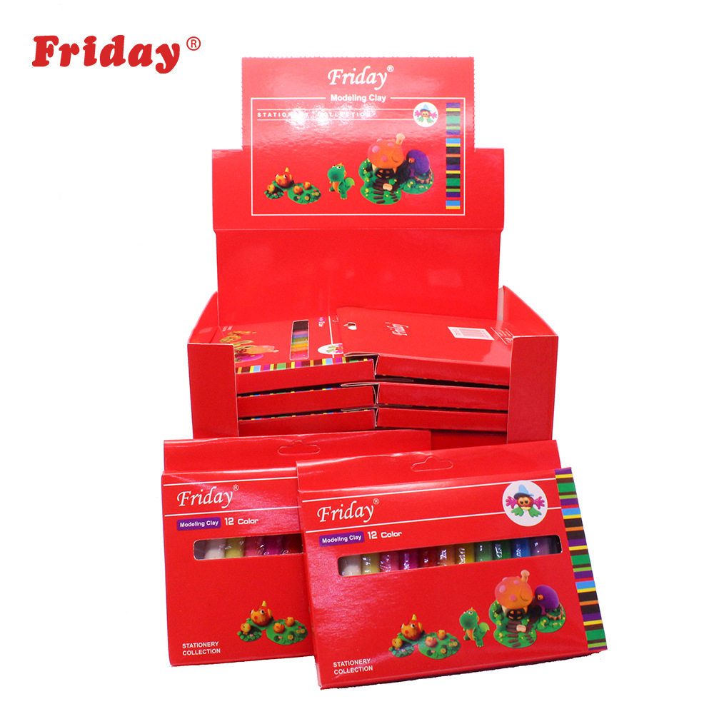 FRIDAY  High Quality Soft Clay  Educational Toy  Play Dough Plasticine For Children