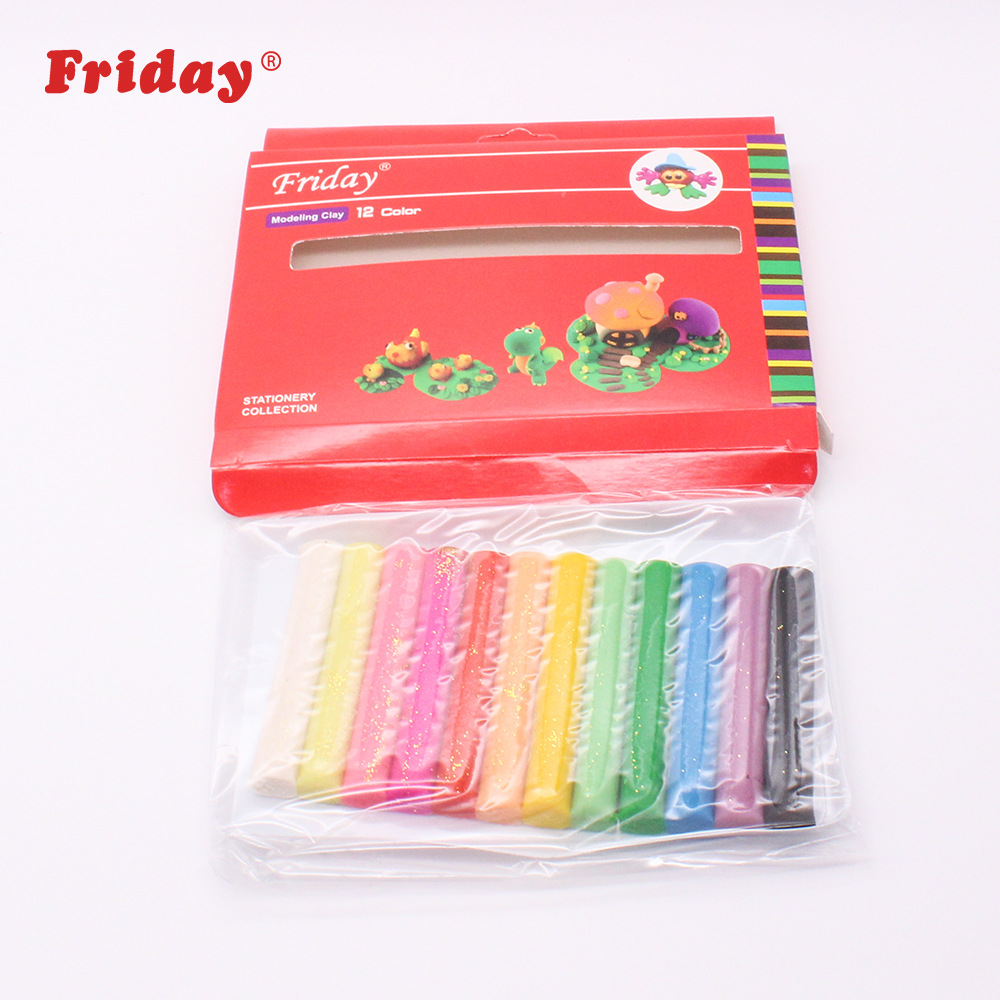 FRIDAY  High Quality Soft Clay  Educational Toy  Play Dough Plasticine For Children