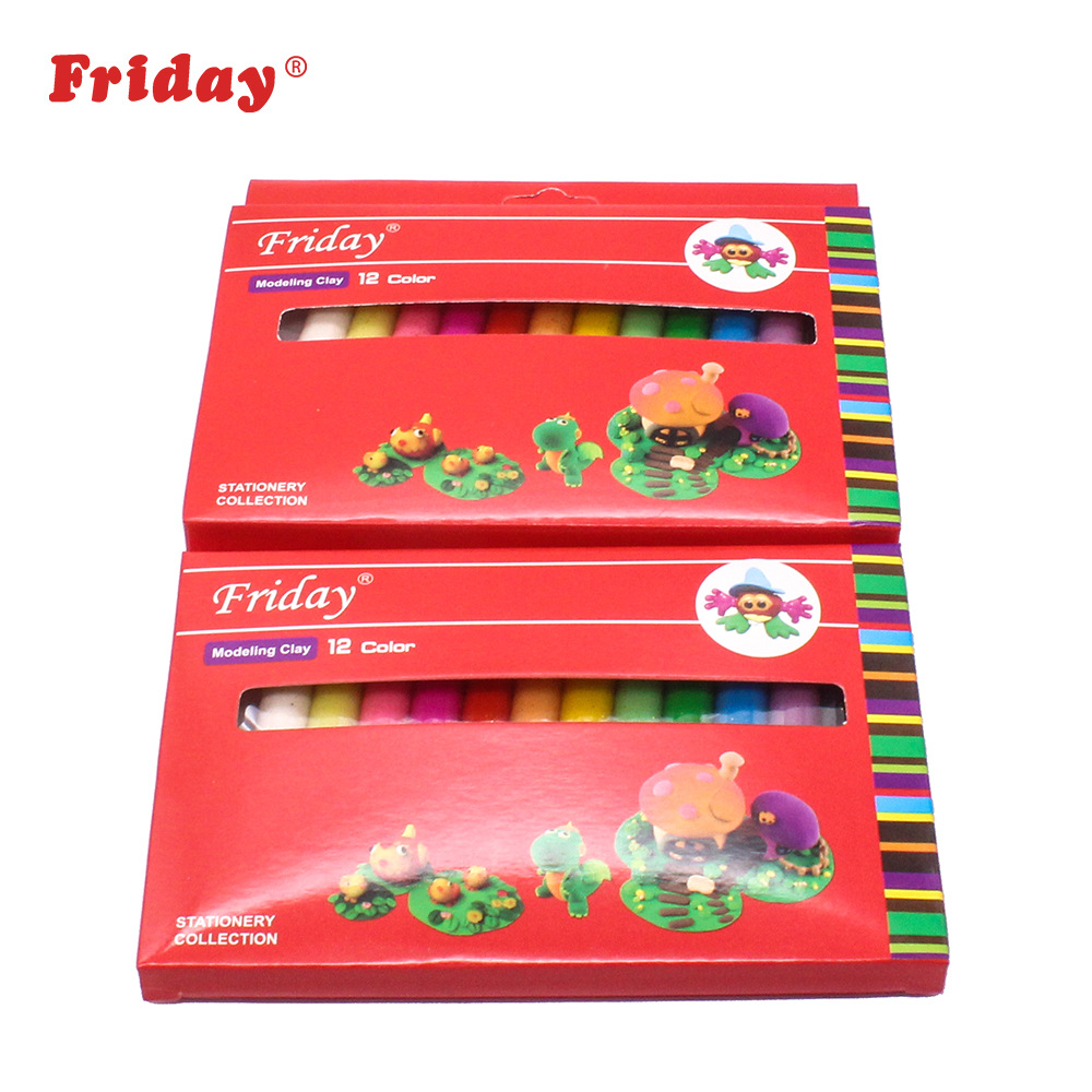 FRIDAY  High Quality Soft Clay  Educational Toy  Play Dough Plasticine For Children