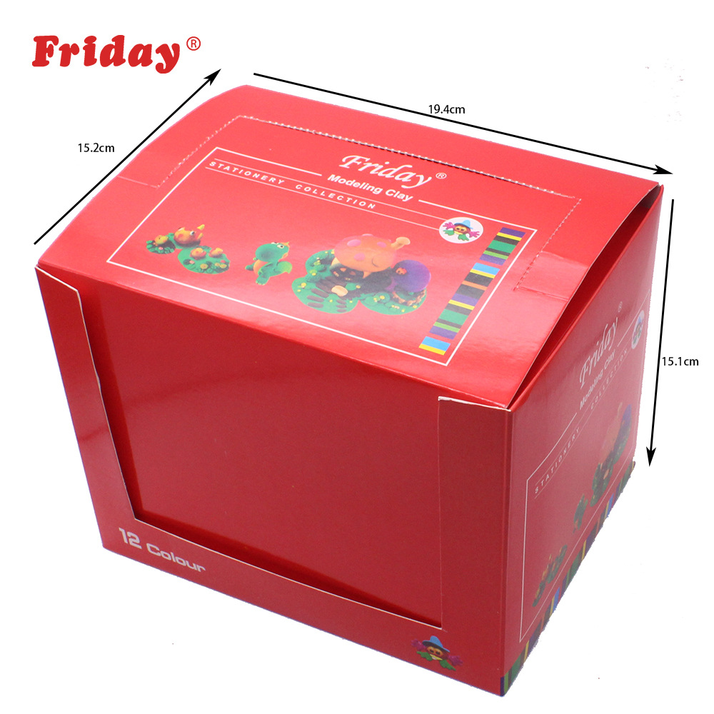 FRIDAY High Quality Soft Clay Educational Toy Play Dough Plasticine For Children FRIDAY High Quality Soft Clay Educational Toy Play Dough Plasticine For Children