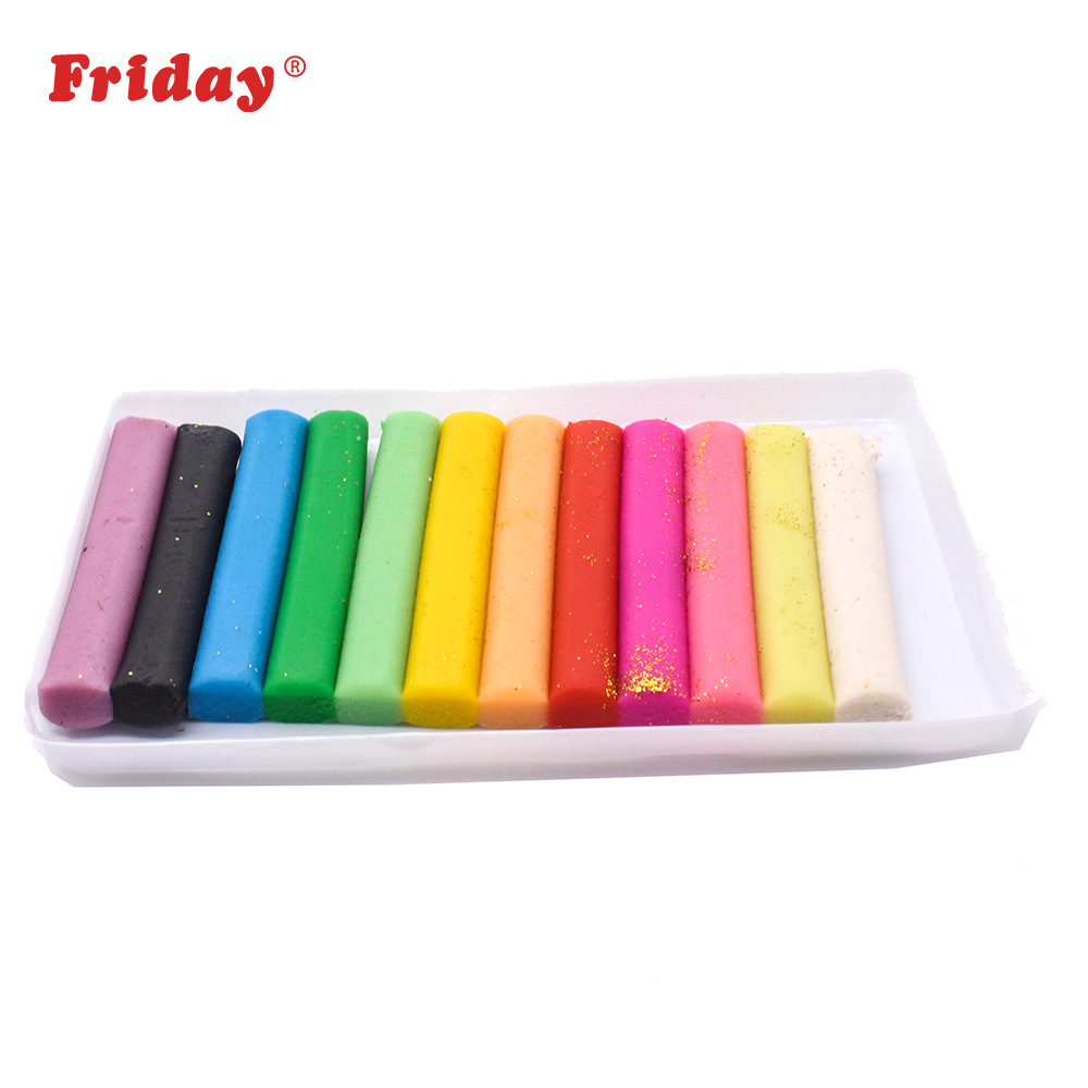 FRIDAY High Quality Soft Clay Educational Toy Play Dough Plasticine For Children FRIDAY High Quality Soft Clay Educational Toy Play Dough Plasticine For Children