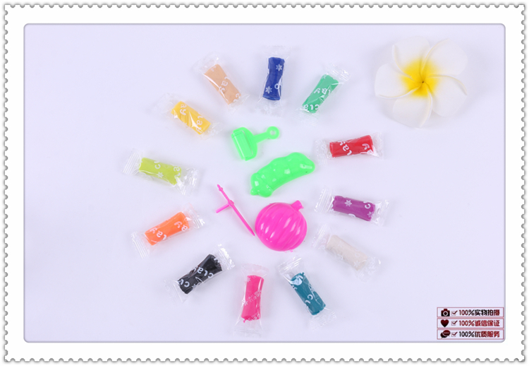 Cartoon Character Plastic Jar Packaging Children's Educational Colorful Plasticine Clay Suit Various Styles