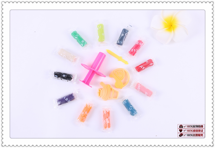 Cartoon Character Plastic Jar Packaging Children's Educational Colorful Plasticine Clay Suit Various Styles