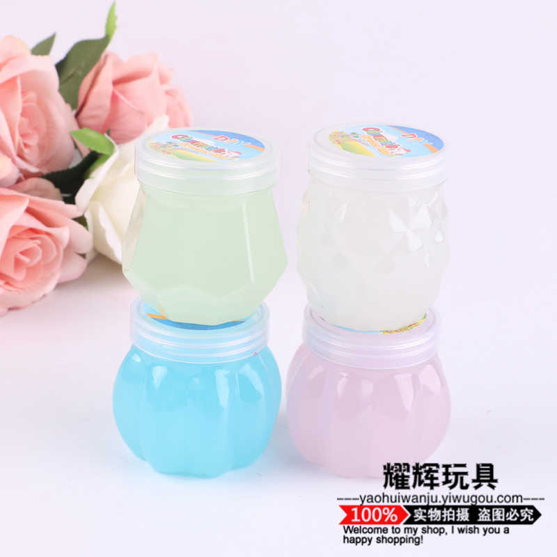 Liquid glass clay colored transparent bouncing crystal plasticine non-toxic environmentally friendly Liquid glass clay colored transparent bouncing crystal plasticine non-toxic environmentally friendly