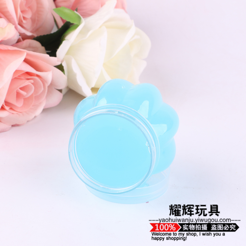 Liquid glass clay colored transparent bouncing crystal plasticine non-toxic environmentally friendly Liquid glass clay colored transparent bouncing crystal plasticine non-toxic environmentally friendly