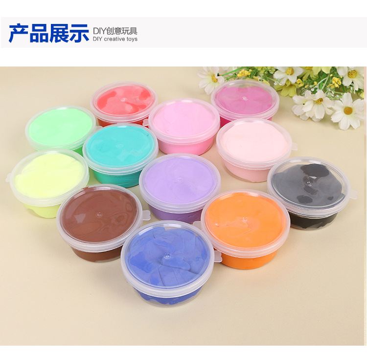 Manufacturers wholesale plasticine ultralight clay 12 color clay diy children's educational resin toys Manufacturers wholesale plasticine ultralight clay 12 color clay diy children's educational resin toys