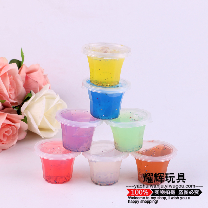 Children&#039;s 5D crystal clay clay ultralight clay plasticine creative handmade clay polychromatic transparent 