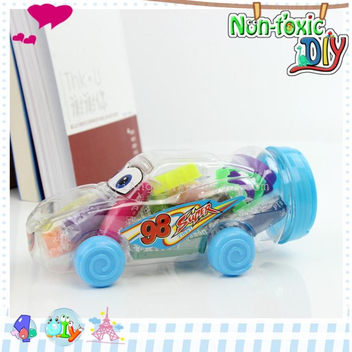 Sports car piggy bank DIY creative environmental protection non-toxic 3D color clay plasticine Sports car piggy bank DIY creative environmental protection non-toxic 3D color clay plasticine